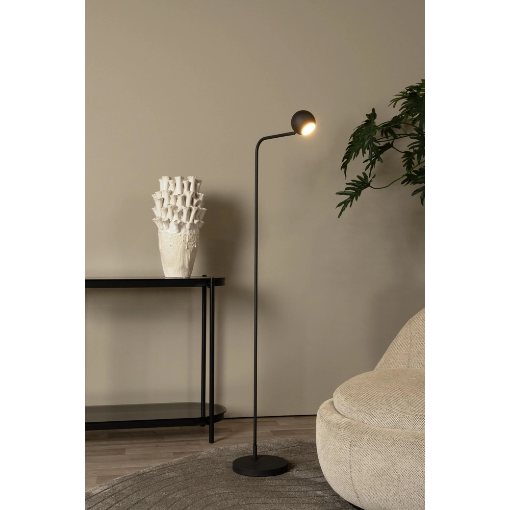 Rechargeable reading lamp Comet Black Lucide 5411212361301