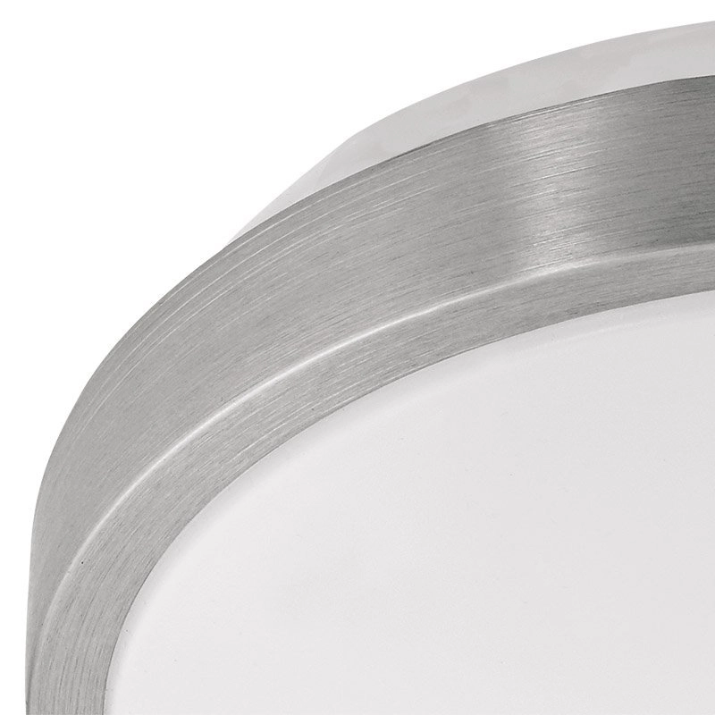 Led ceiling light Competa 1 Round 22w - 3000K - 24cm metallic grey Eglo 9002759960322