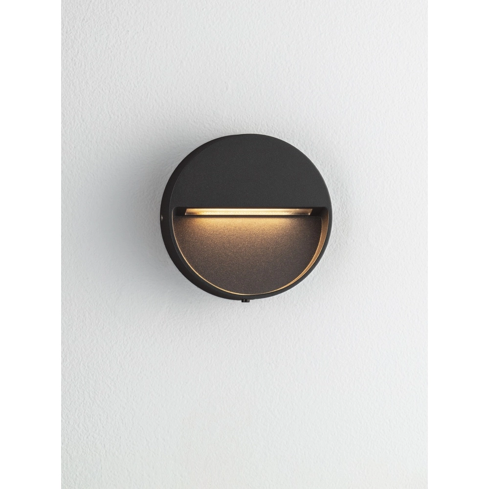 Round wall lamp Sete Black Lyora 5212017497925