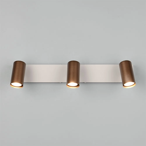 Surface-mounted spot Taryn 3-light mocha brown Trio 4017807685619