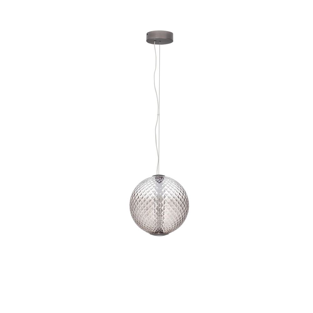 Pendant lamp Aora Convex brown glass Lyora 5212017483812
