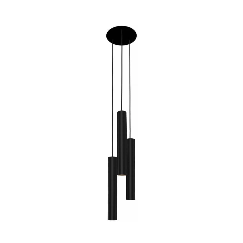 Black loft hanging lamp Eye