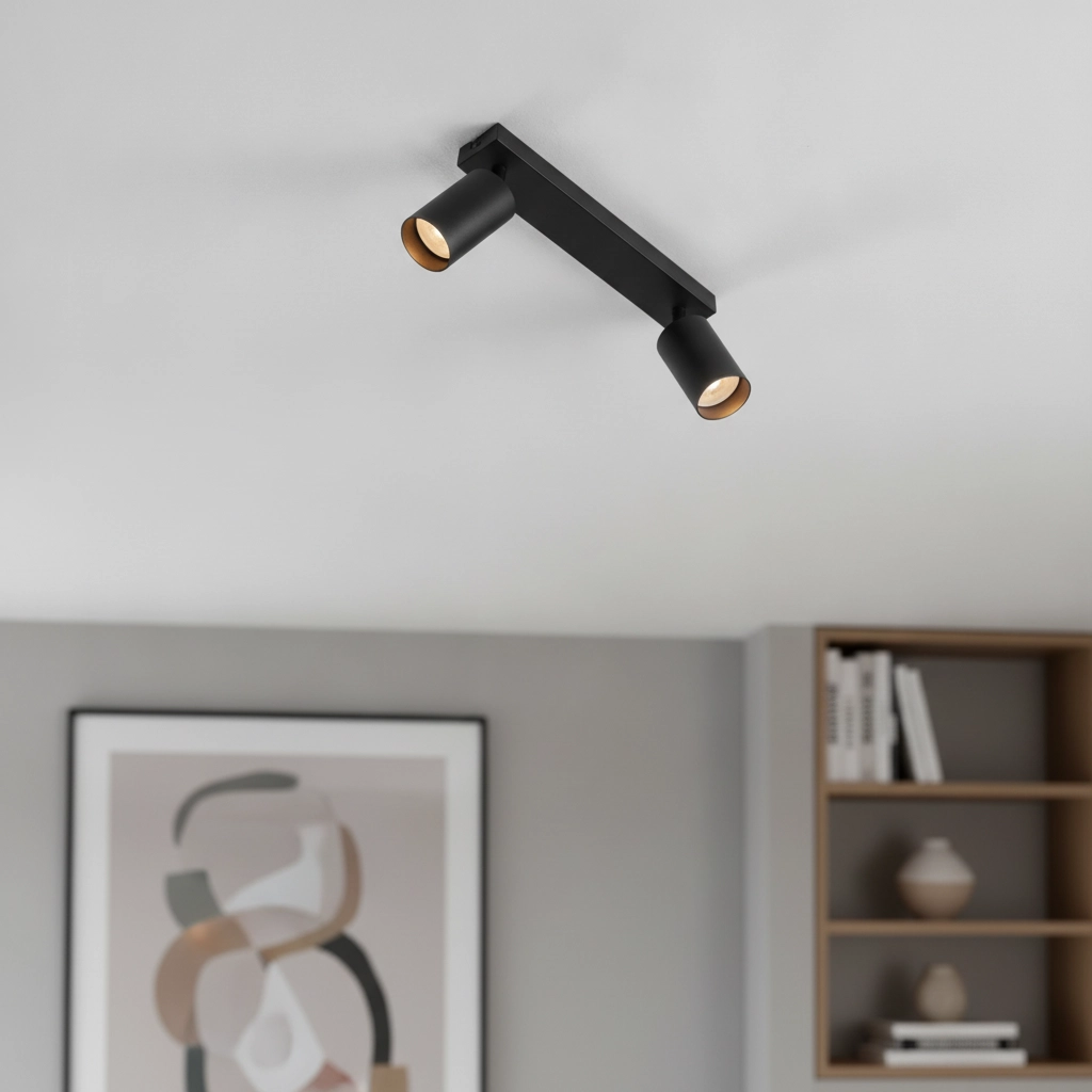 Ceiling spotlight Reig 2-light black