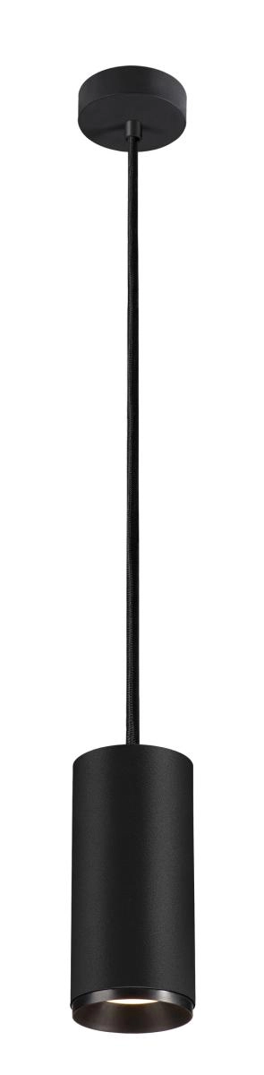 Pendant lamp Numinos L Dali black 4000K - 24deg