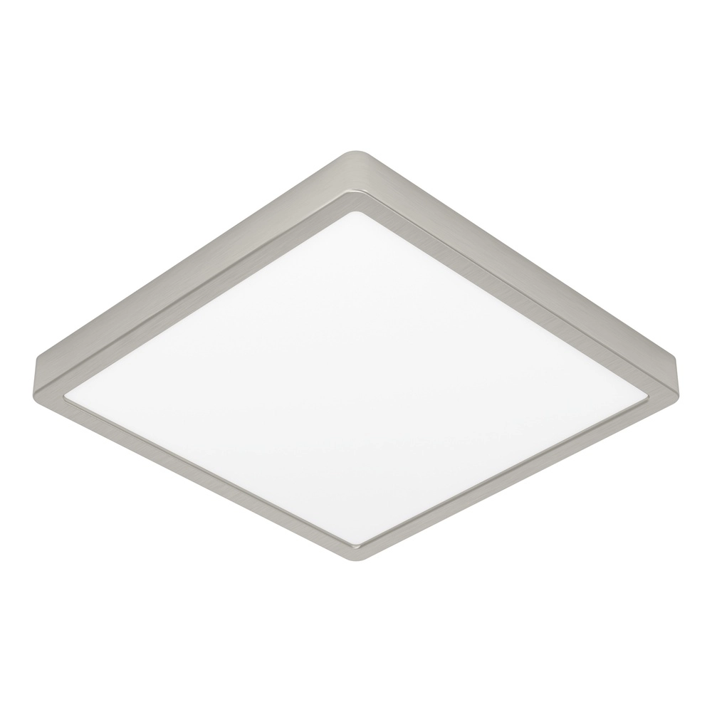 Ceiling light IP44 Fueva 6-Z Square - Stainless Steel - 29.5x29.5cm