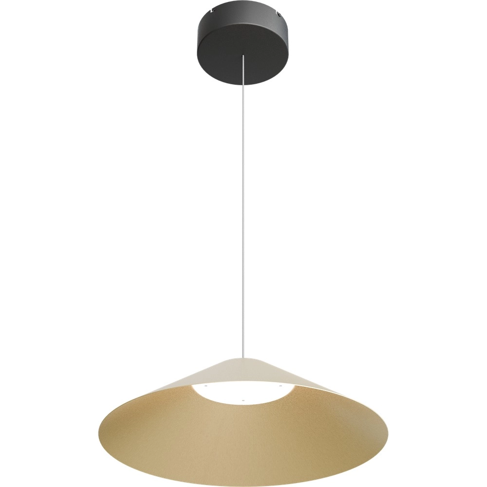 Design pendant lamp Ceppo black with gold Ø 45cm