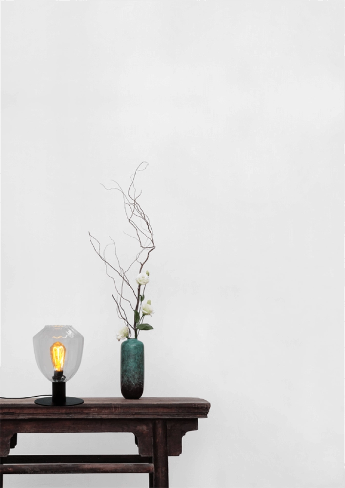 Table lamp Porto with Nicolette clear glass Masterlight 8718121271453