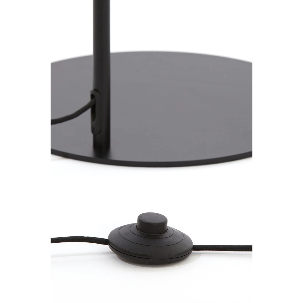 Glass floor lamp Solna Black Light & Living 8717807696566