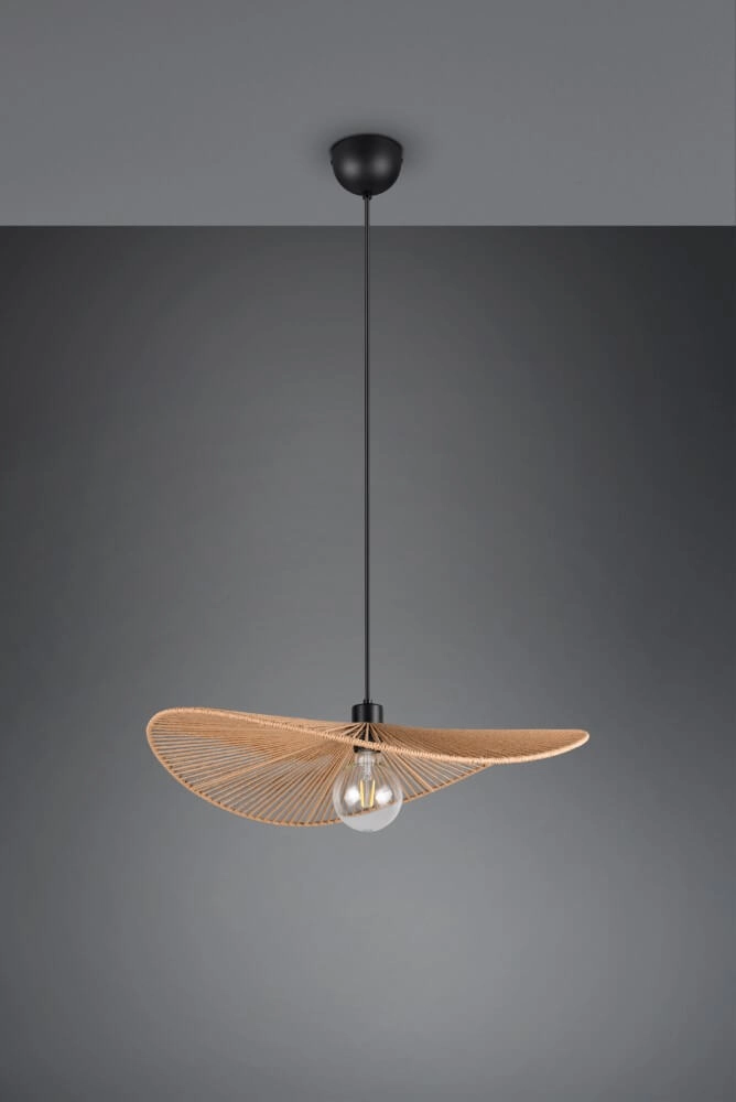 Japandi pendant lamp Laurine Ø 58cm Trio 4017807637625