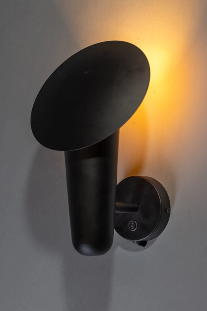 Modern wall lamp The Britt black with gold ETH 8720195304418