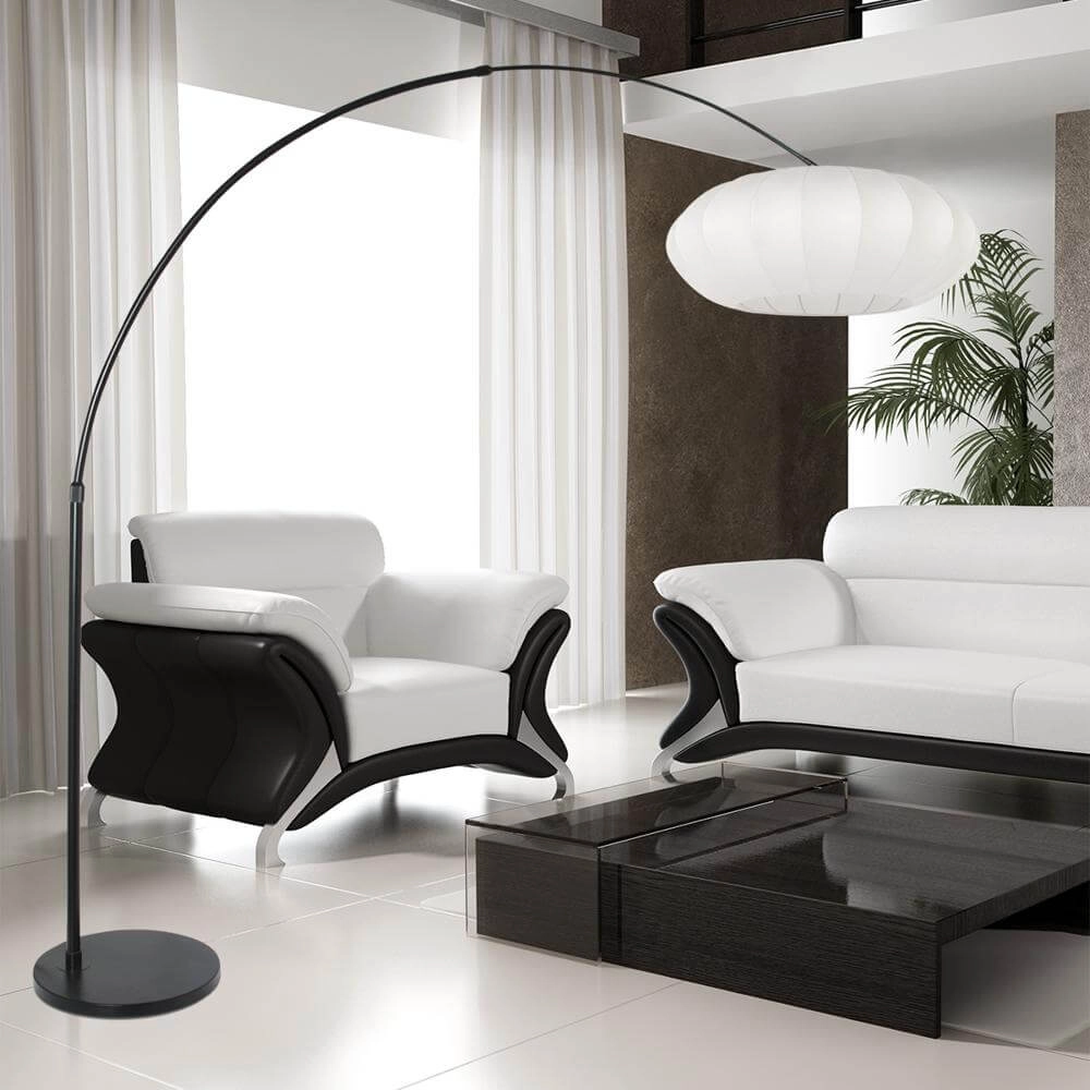 Arc lamp Sparkled Light black with white hood Steinhauer 8712746173123