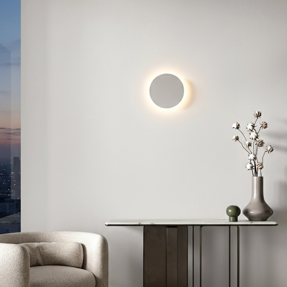 Design wall lamp Alida chrome Ø 30cm
