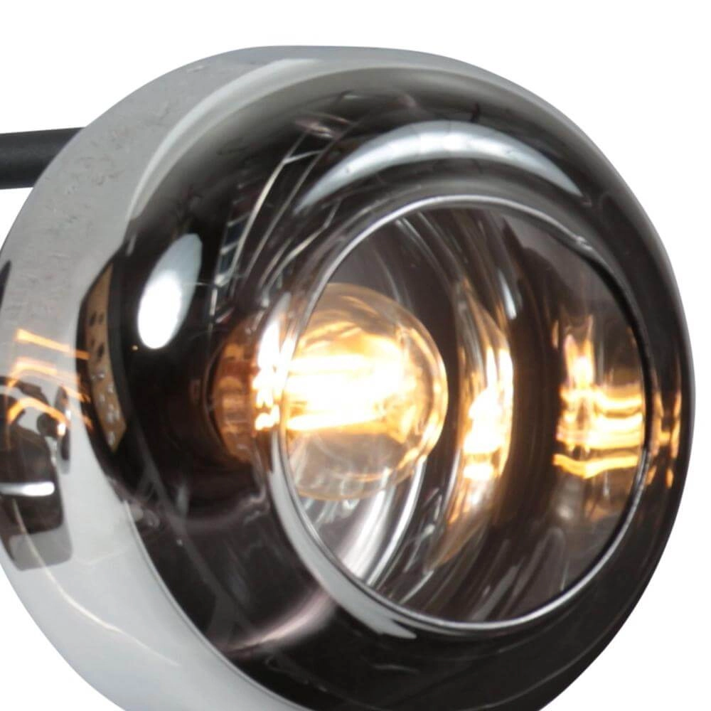 Black ceiling lamp Tenebris double Steinhauer 8712746178104