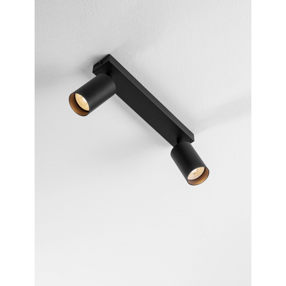 Ceiling spotlight Reig 2-light black