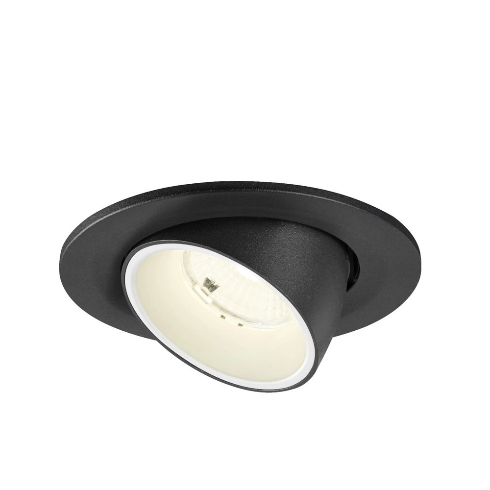 Recessed spotlight Numinos Gimble S black/white 4000K - 55deg SLV 4024163313322