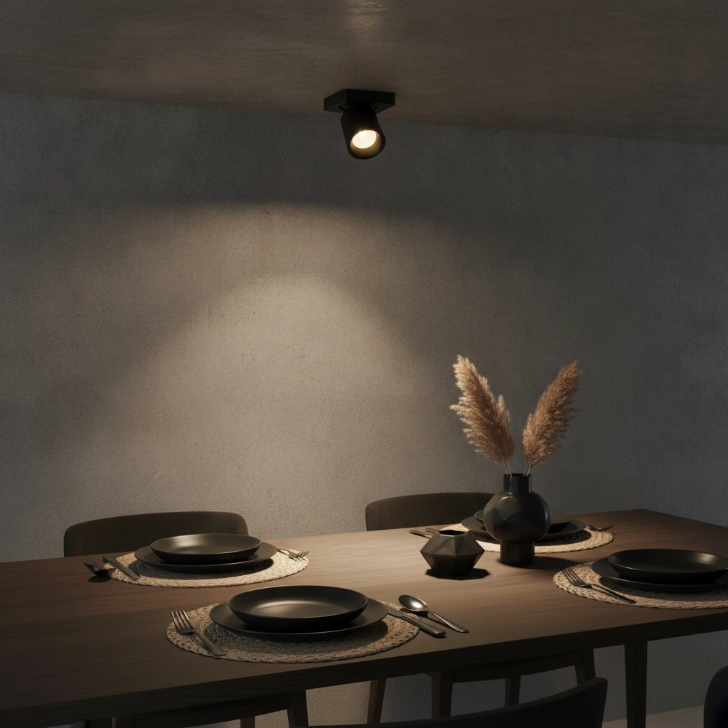 Led surface mounted spot Laguna black