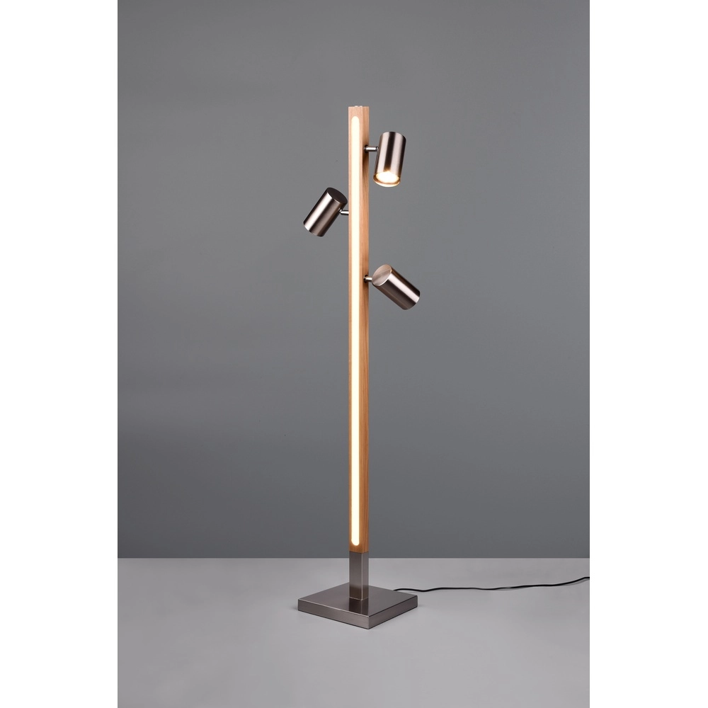 Design floor lamp Marley nickel Trio 4017807559774