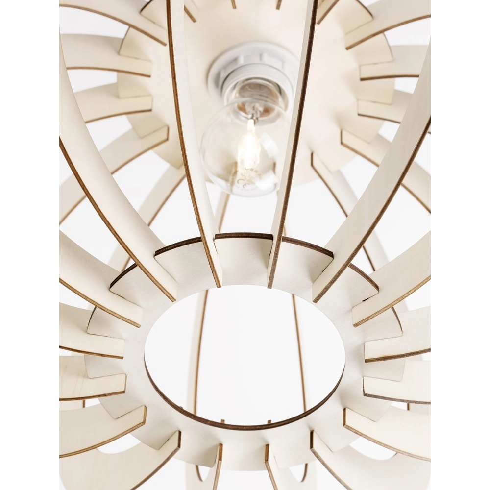 Wooden pendant lamp Ottoline light Ø 40cm Lyora 5212017436191