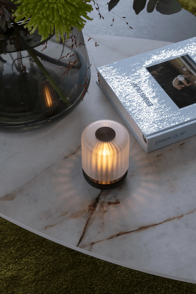 Rechargeable table lamp Firefly bronze frosted Humble 6097522834804