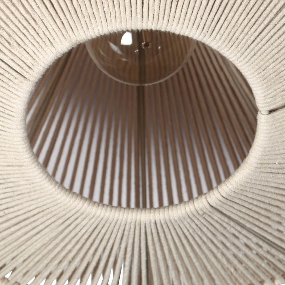 Rope ceiling lamp Svea Ø 46cm Trio 4017807617269