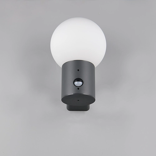 Sphere Wall Lamp Mures anthracite with sensor Trio 4017807687200