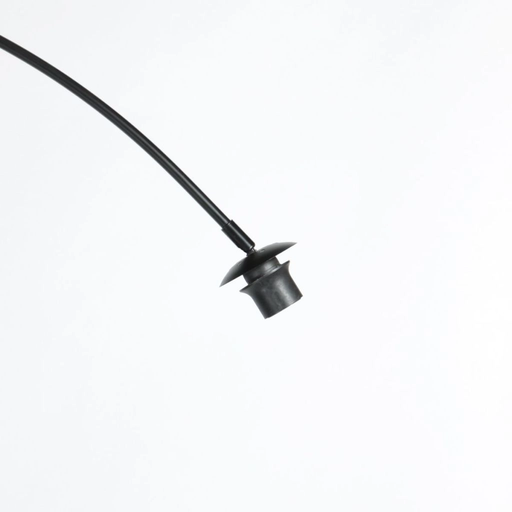 Black arc lamp Curve with black shade Ø60cm Steinhauer 8712746183153