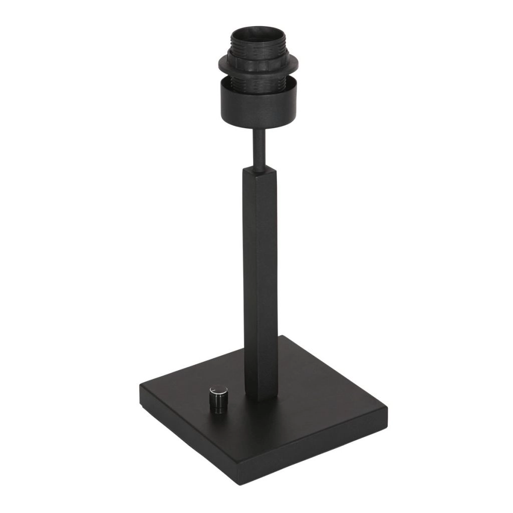 Black table lamp Stang with cork cap Ø20cm Steinhauer 8712746180541