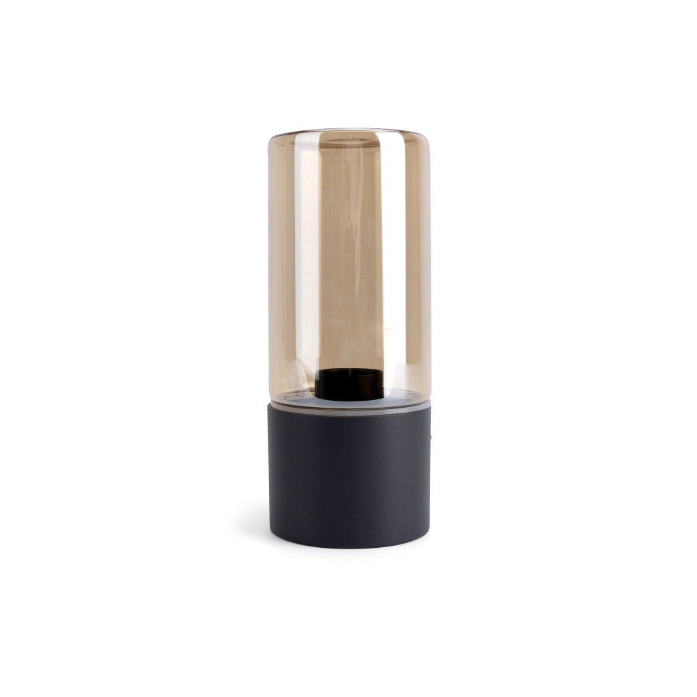 Cylinder wall lamp Winchester E27 - amber glass Lyora 5055788298786