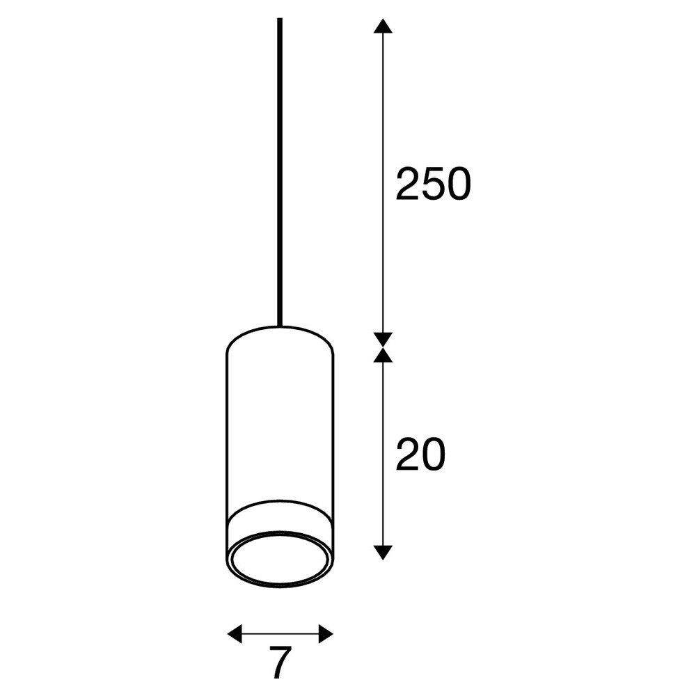 Pendant lamp Astina Pendulum SLV 4024163231312
