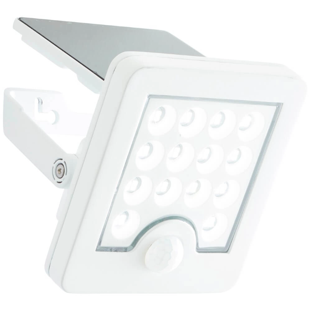 White wall lamp Luton Solar