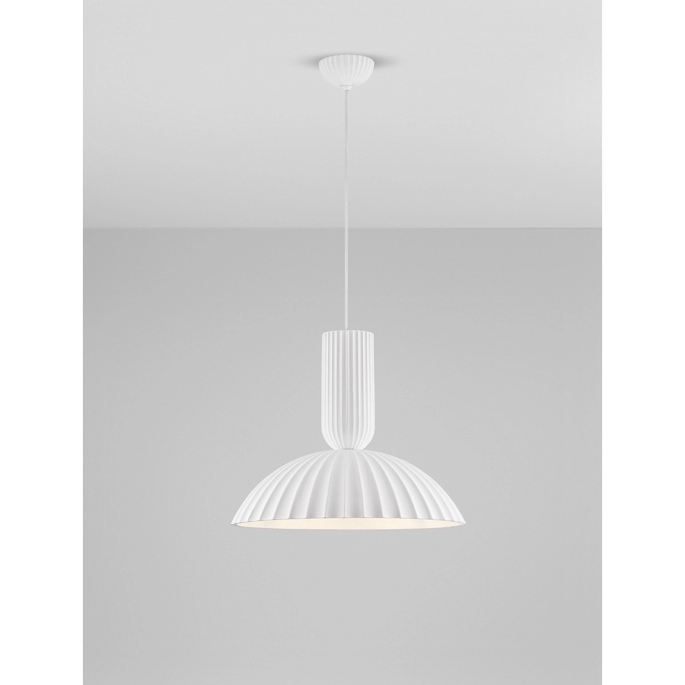 Pendant lamp Ammos white plaster Lyora 5212017469014