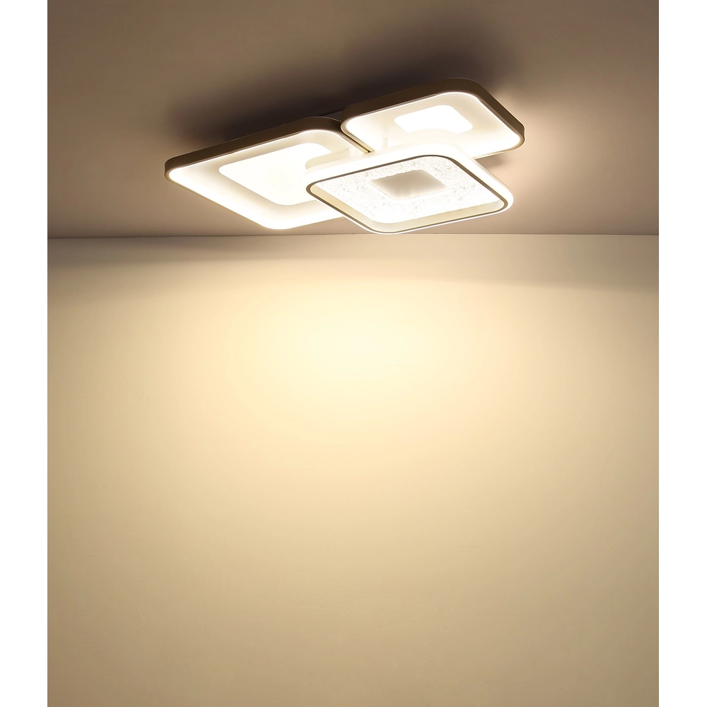 Modern ceiling lamp Mosaiko 64cm sand brown Globo 9007371575763
