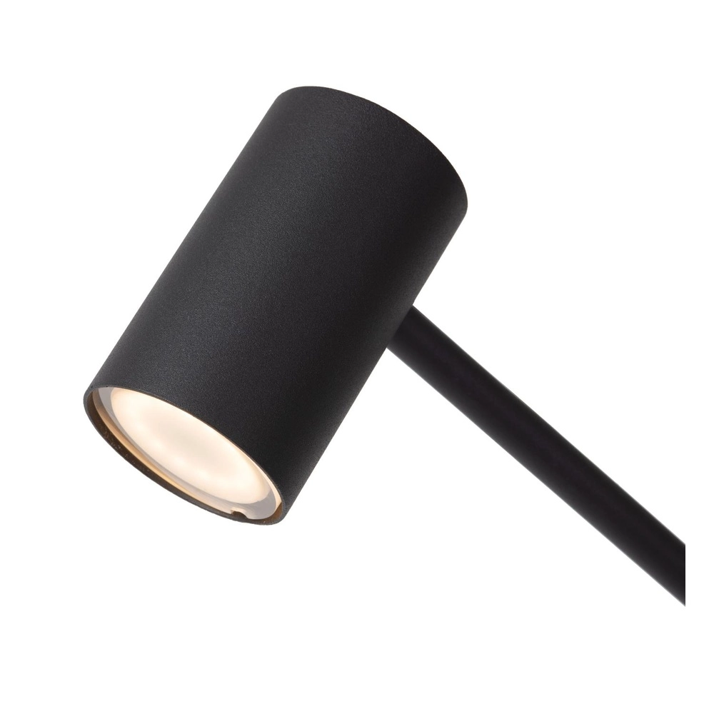 Rechargeable desk lamp Tipik Black Lucide 5411212361325
