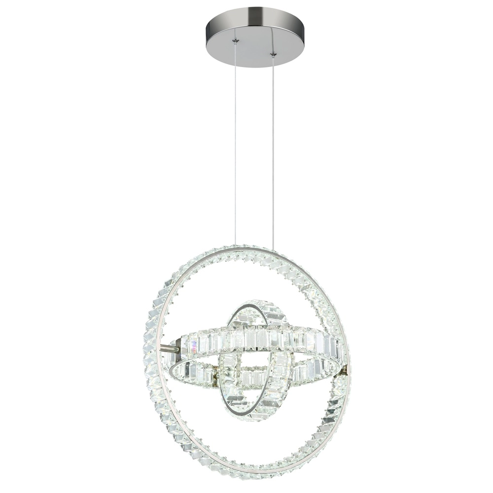 Unique pendant lamp Neil chrome Globo 9007371516414