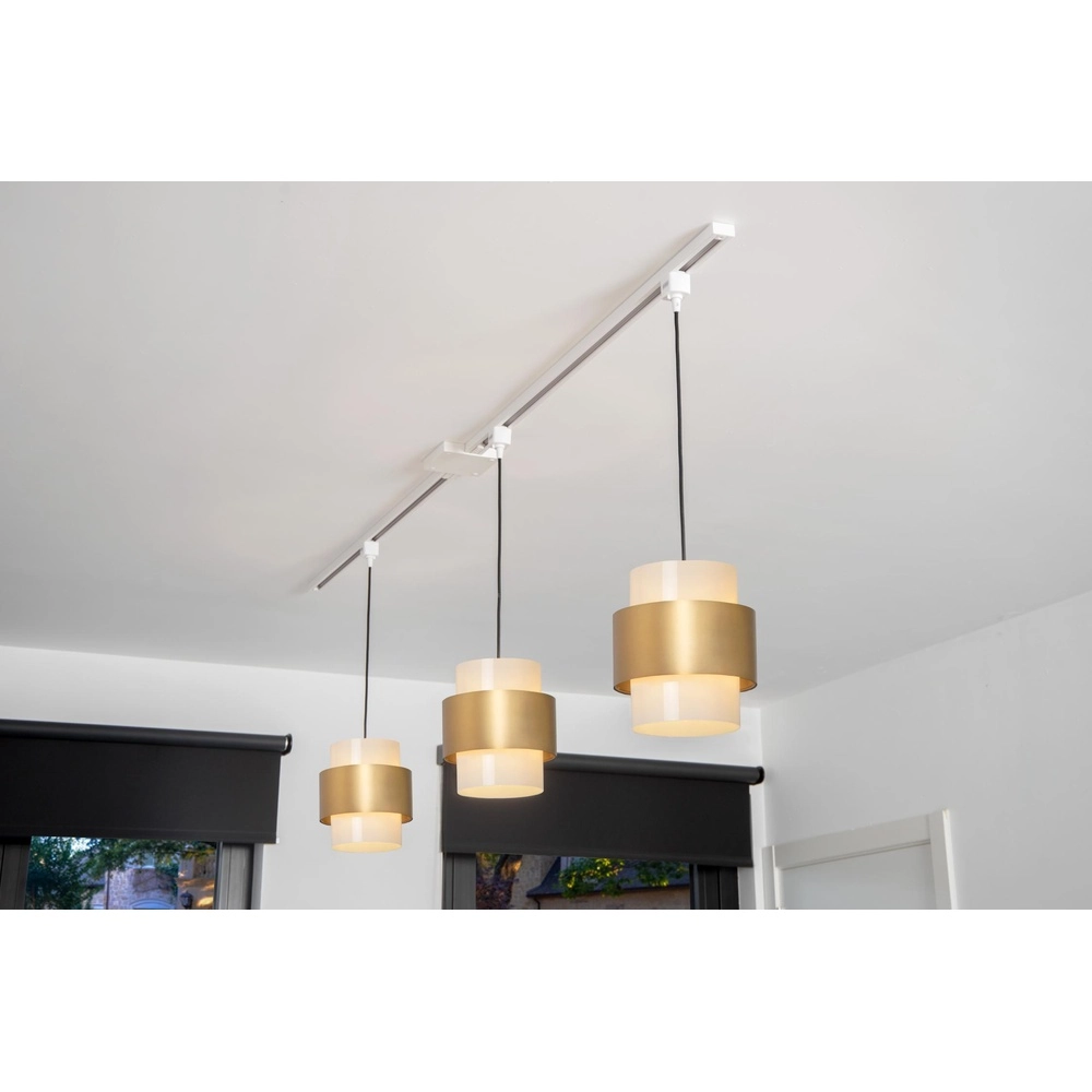 Rail pendant lamp adapter Track 1-phase white