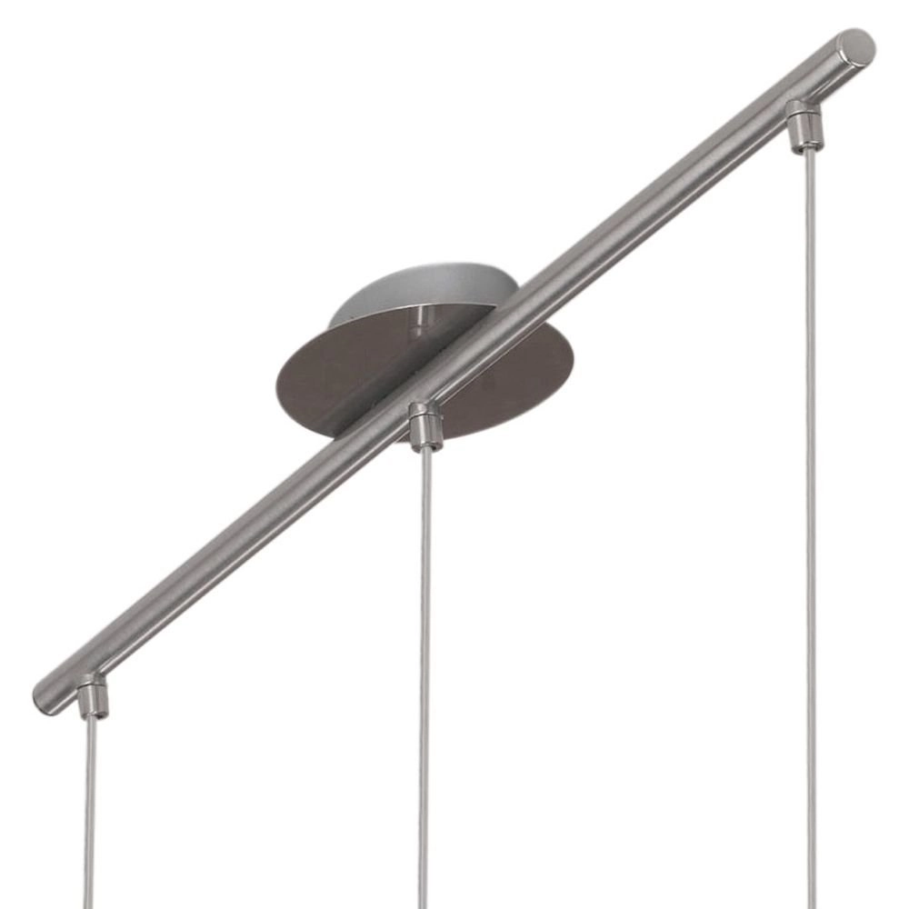Pendant lamp Troy 3 3-light metal gray with white Eglo 9002759859787