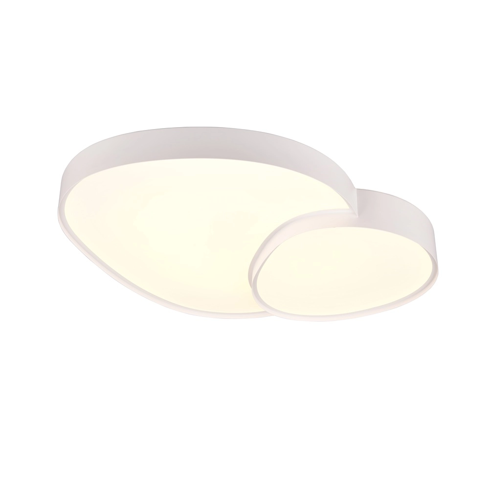 Organic ceiling light Rise 77cm white