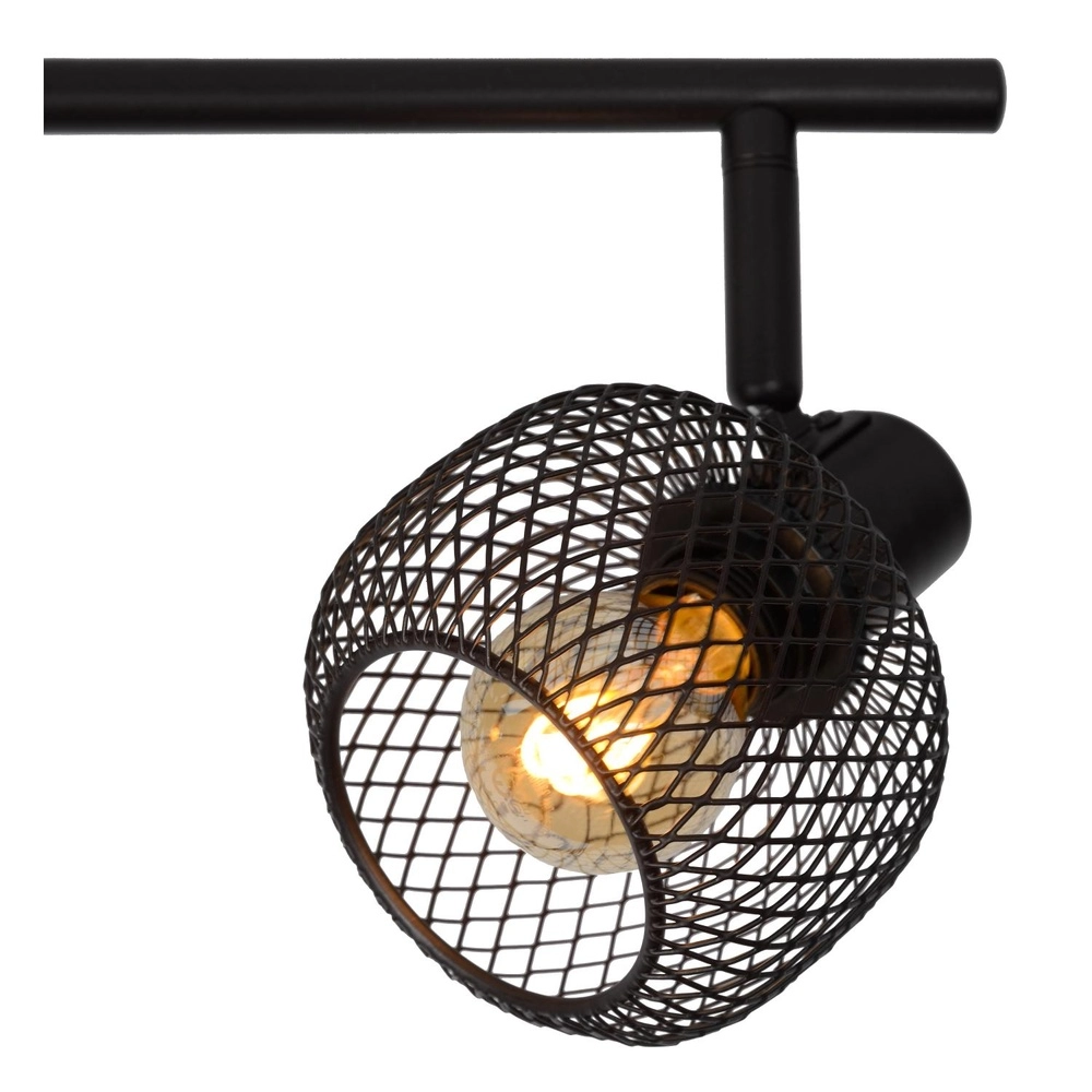 Ceiling light Maren 4-light black Lucide 5411212771117