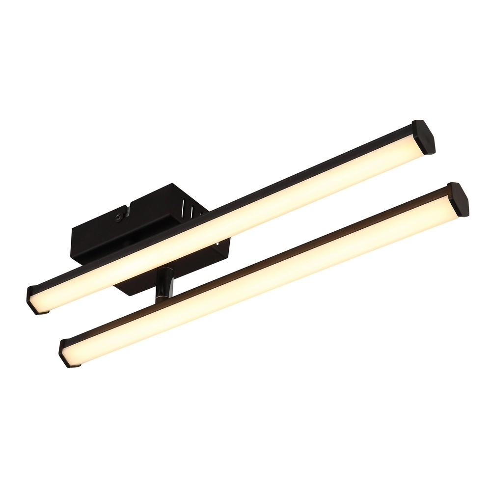 Modern ceiling lamp Kirina 50cm black Globo 9007371512232