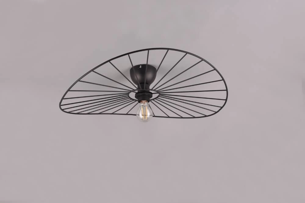 Ceiling light Chapeau black Trio 4017807574098