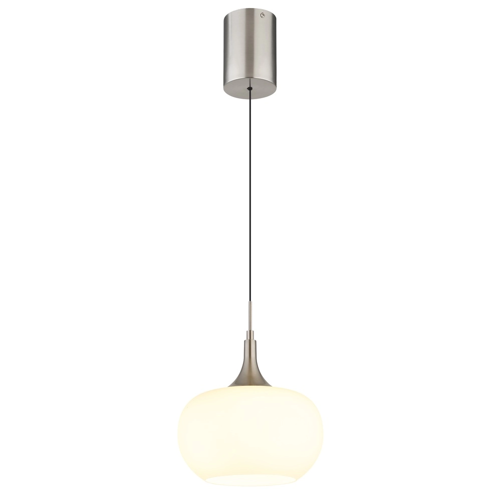 Design pendant lamp Lui nickel