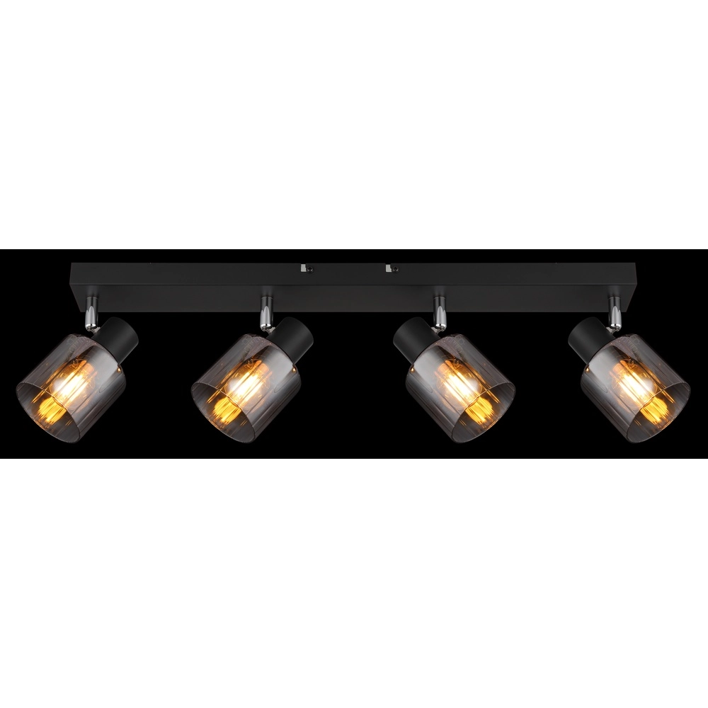 Ceiling lamp Jack 4-light black Globo 9007371519835