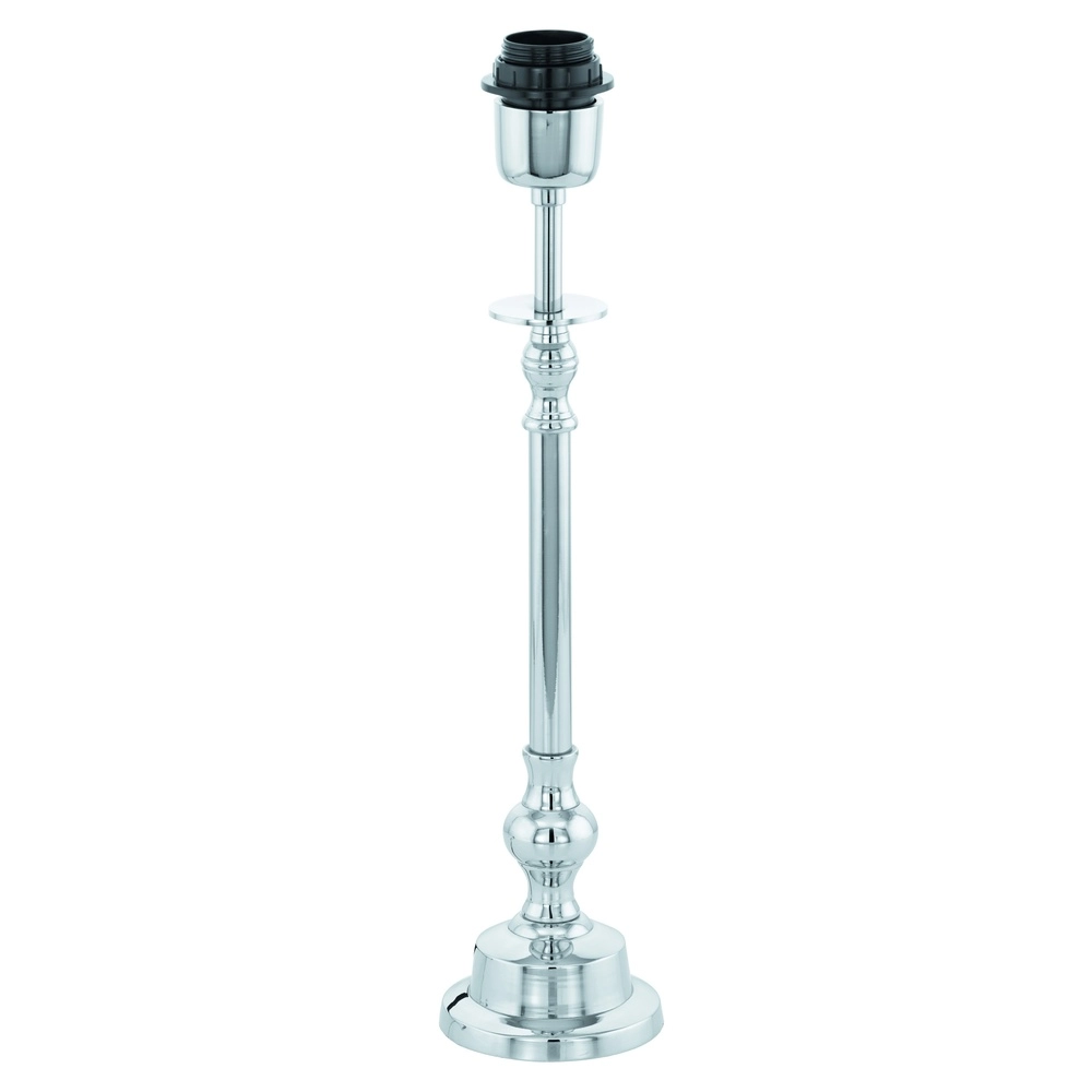 Classic table lamp Bedworth round nickel
