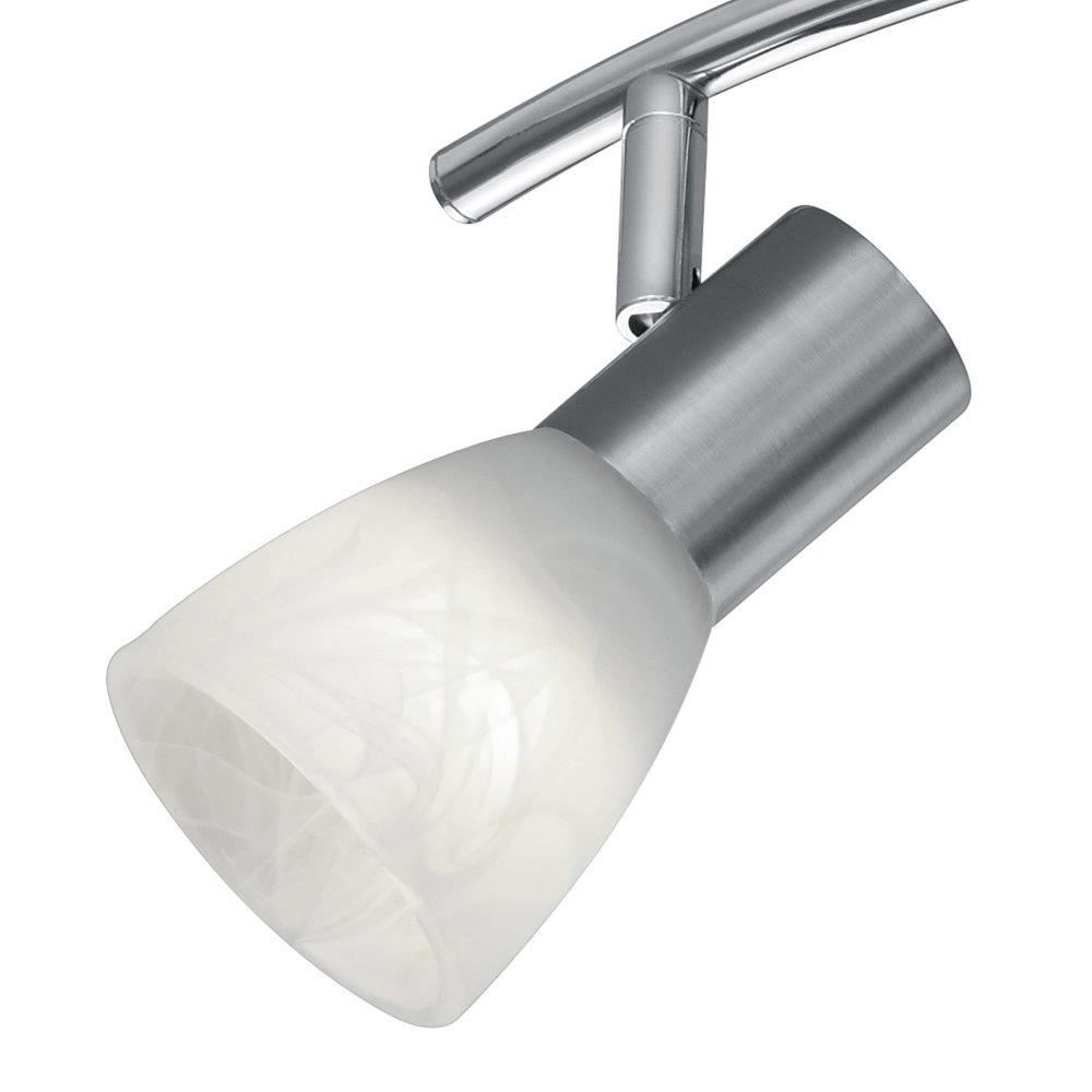 Modern ceiling spot Levisto 3-light nickel matt Trio 4017807281675