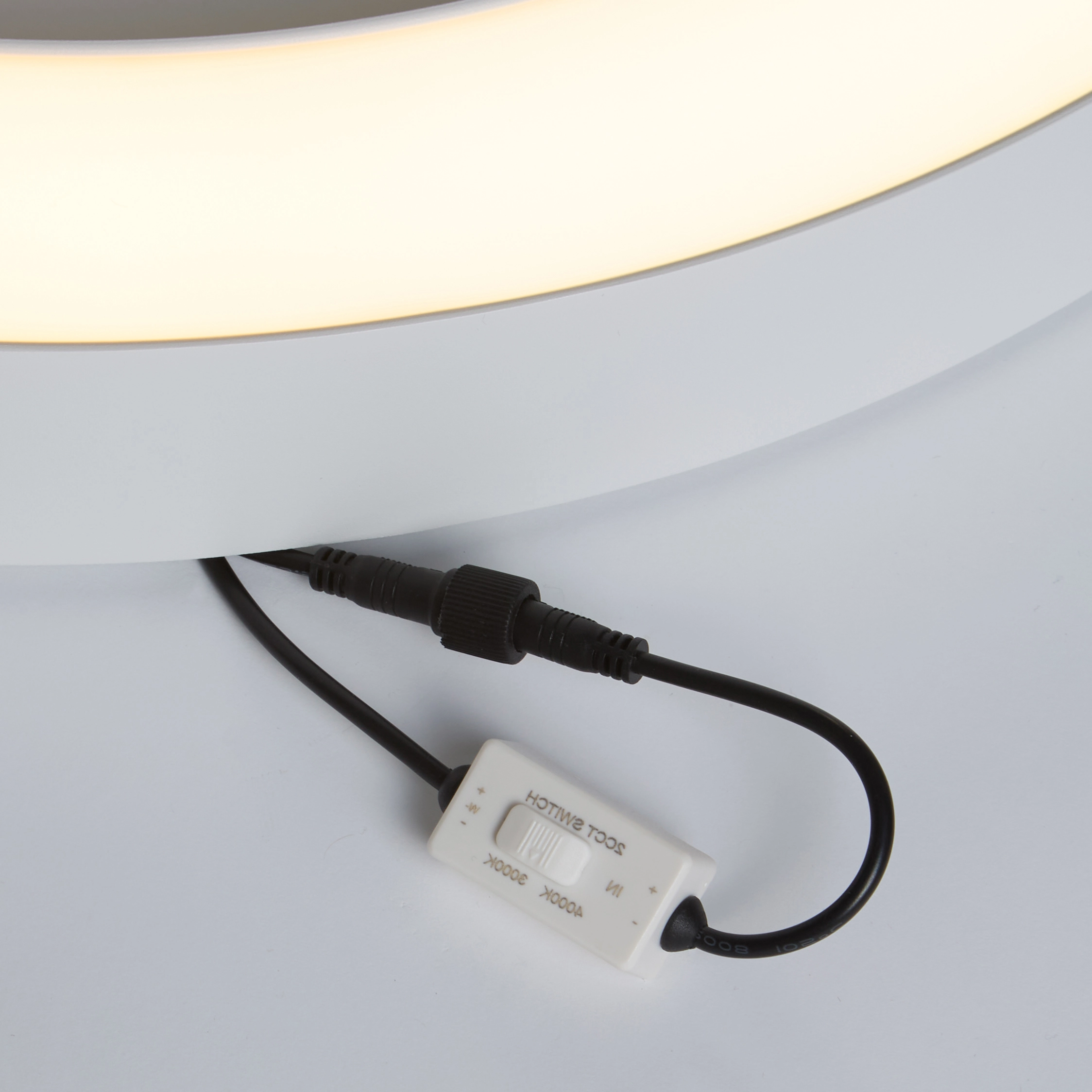 Design ceiling lamp Hey-lo white Ø 60cm Lyora 5053423315171