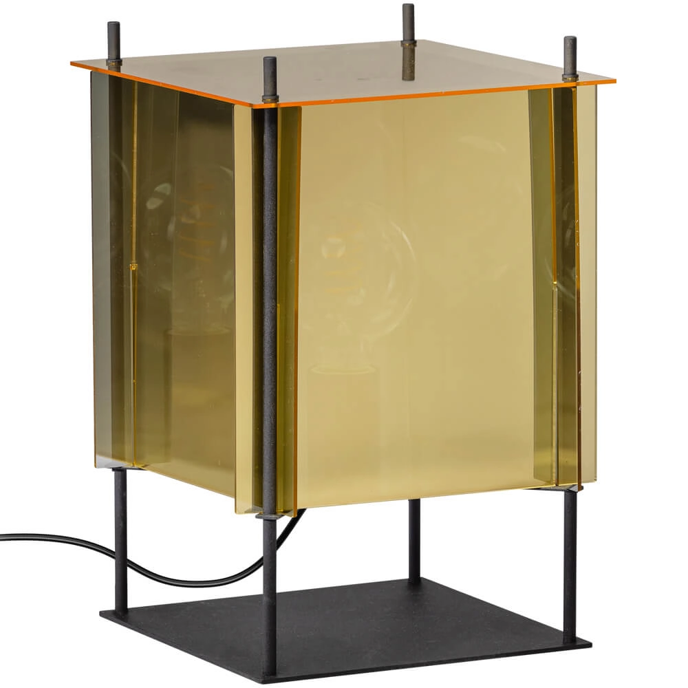 Square table lamp Cube 38cm