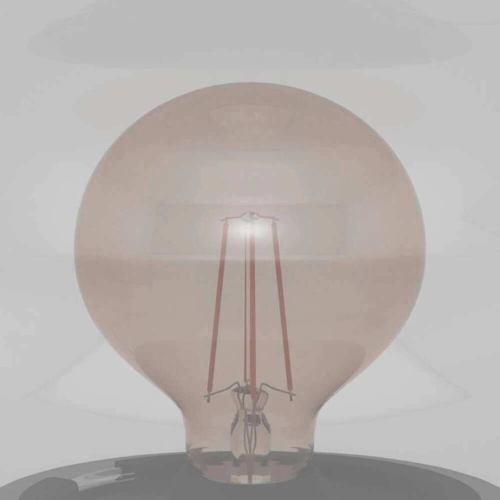 Smoke Glass Table Lamp Madonnina Ø 33cm Eglo 9008606274963