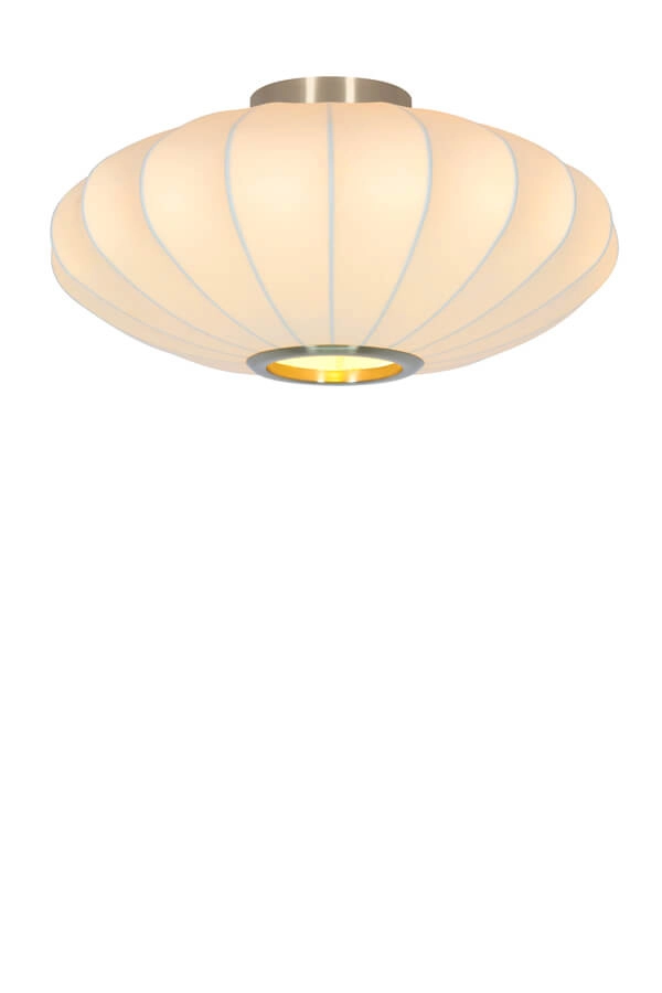 Japandi ceiling lamp Fay Ø 40cm white