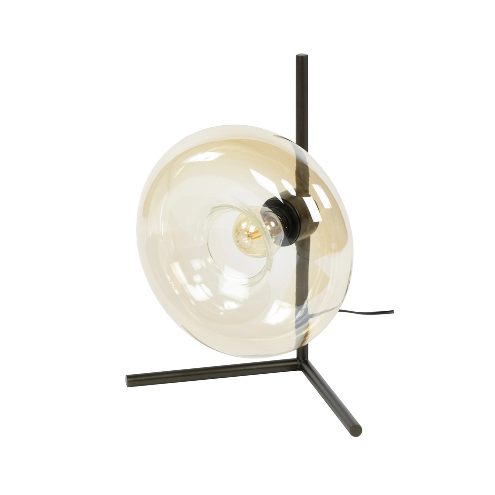 Glass table lamp Soll Ø 27cm - amber glass Lyora 8716803510906