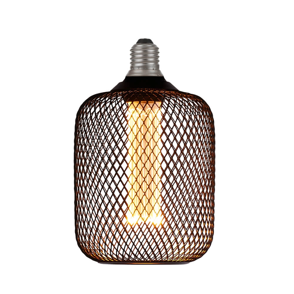 Mesh light source Lampy black Ø 10cm